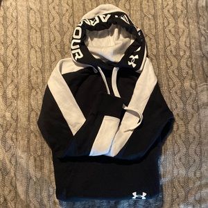 Black and White Under Armour Hoodie